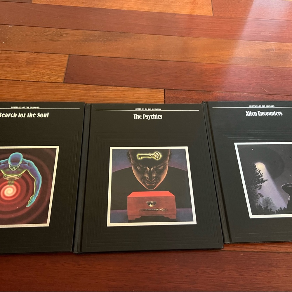Set of three! Mysteries of the unknown!I can mix and match.I have the whole set.